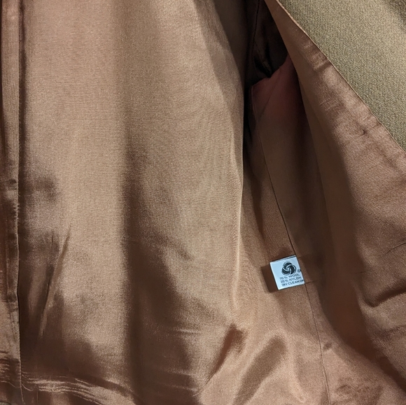 Vintage wool camel Nordstrom bolero jacket - Picture 3 of 4